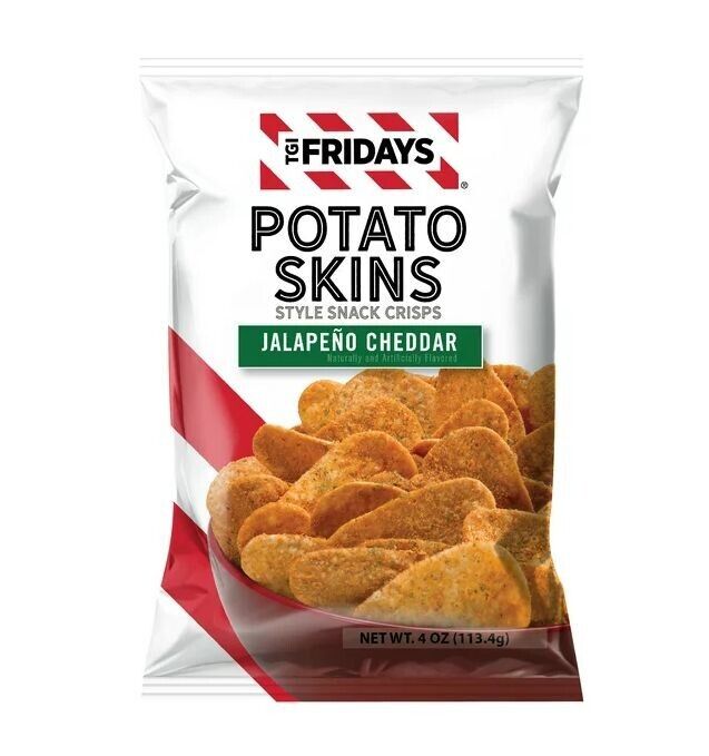 TGI Fridays Potato Skins Jalapeno 4oz 2 Bags