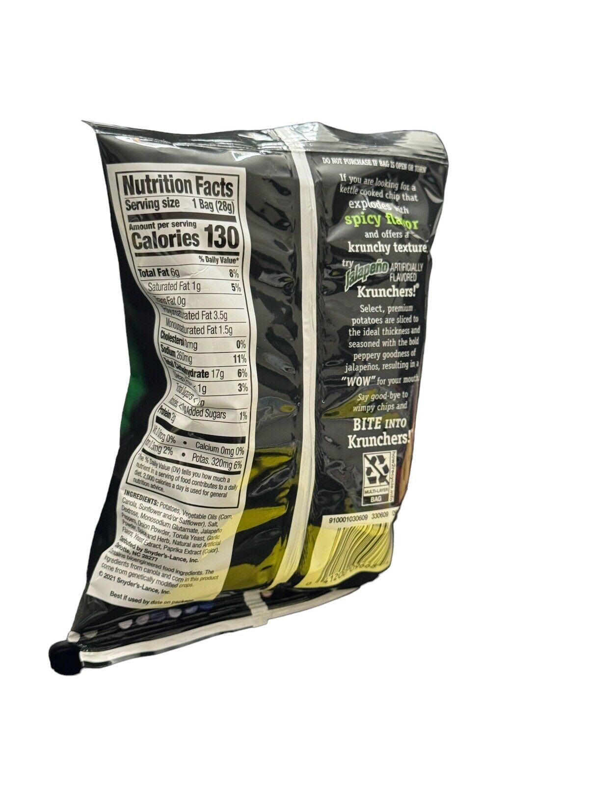 Jays krunchers kettle Cooked Potato Chips 10 1oz Bags