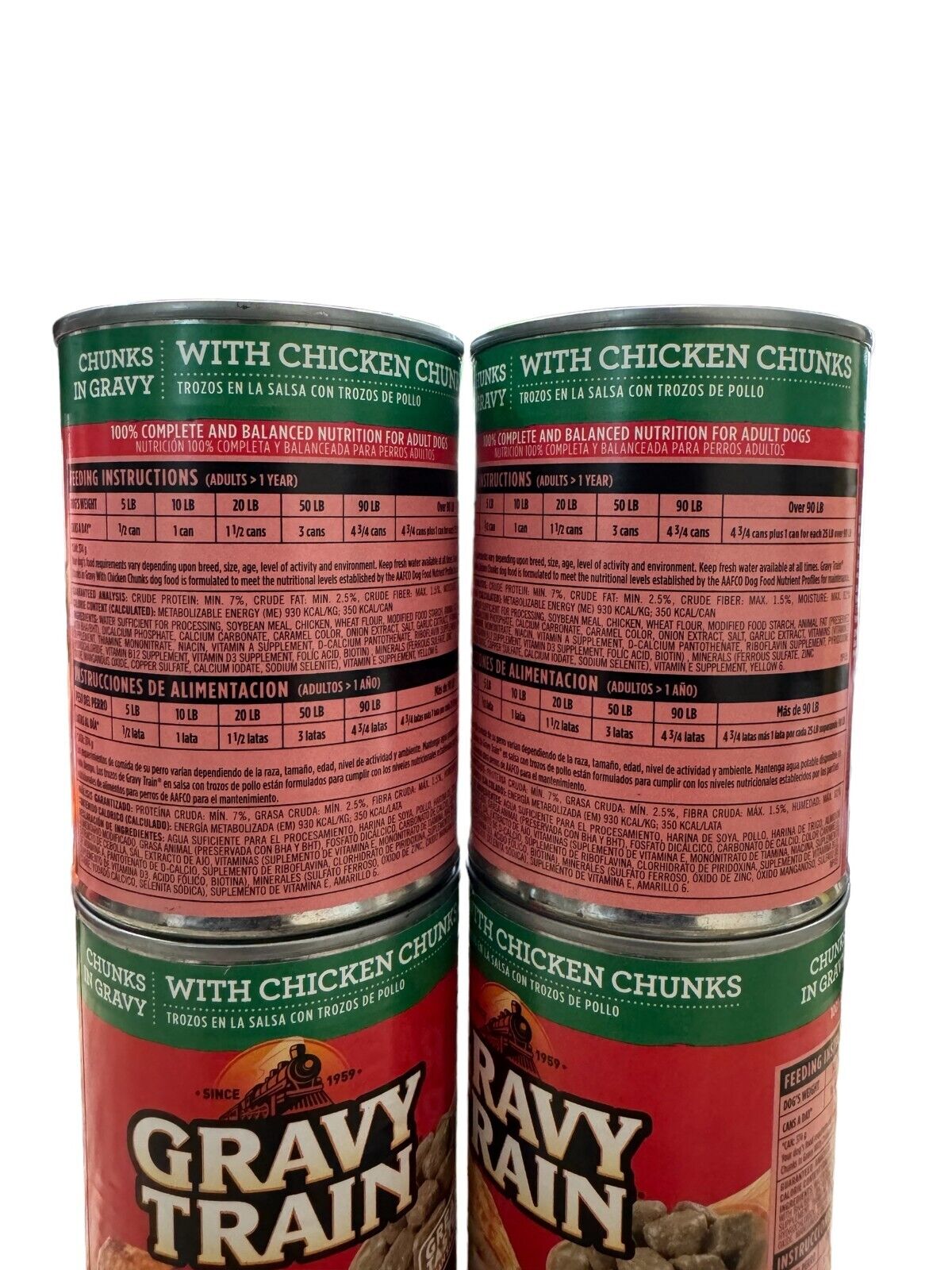 Gravy Train Chicken Chunks in Gravy 13.2oz 5 Count NEW