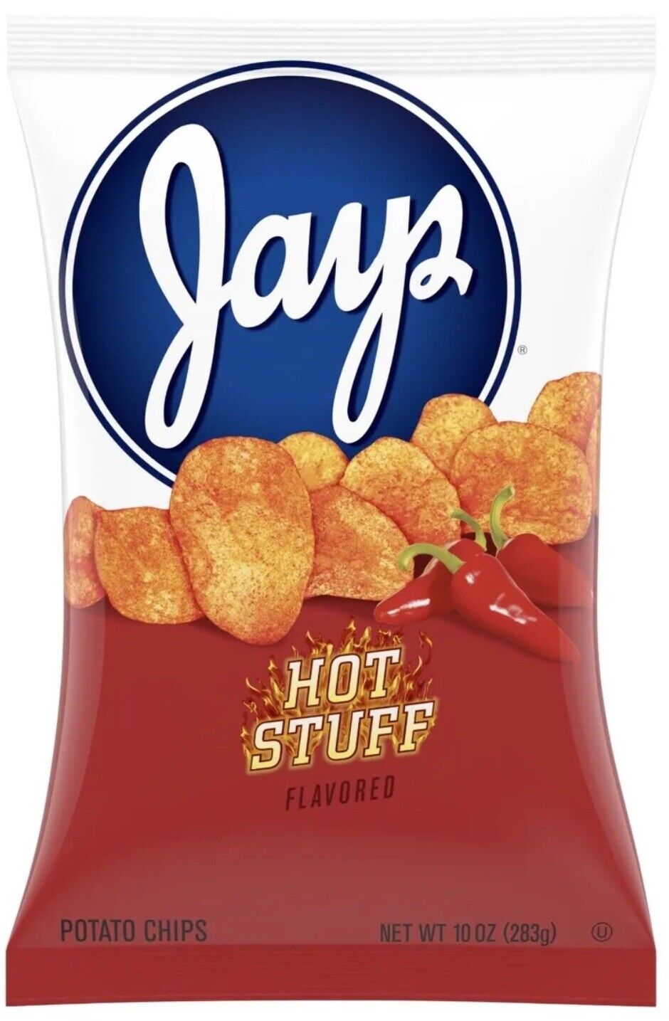 JAYS Chips 30 1.25oz BAGS 10 Original 10 Hot Stuff 10 BBQ NEW SEALED