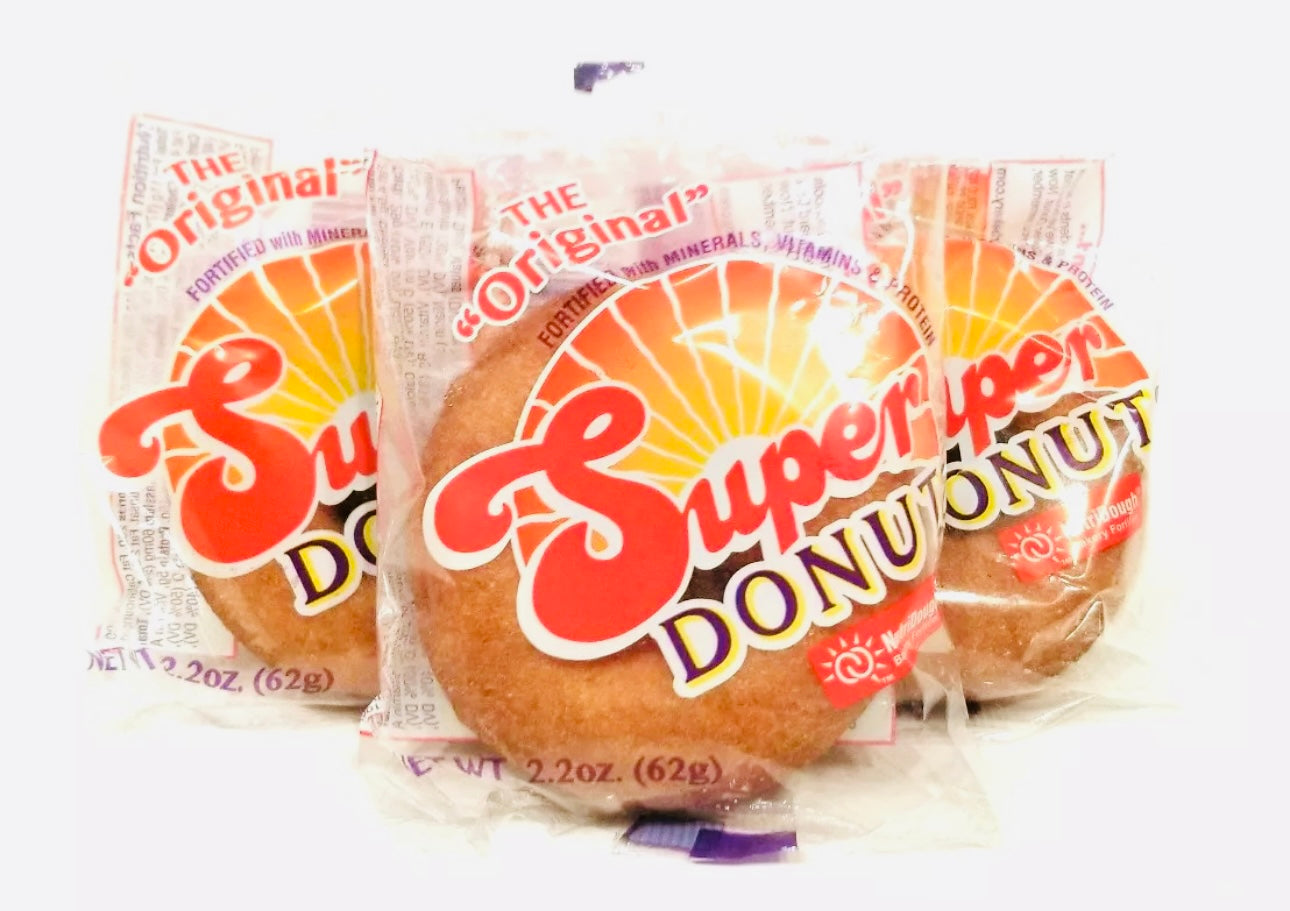 Original SUPER DONUT Sampler 4 Pack Healthy and Nutritional Keep Frozen