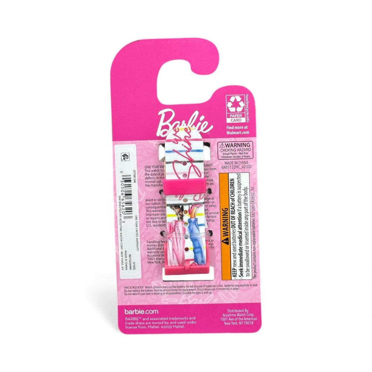 BARBIE LED Watch With Digital Display & Adjustable Band