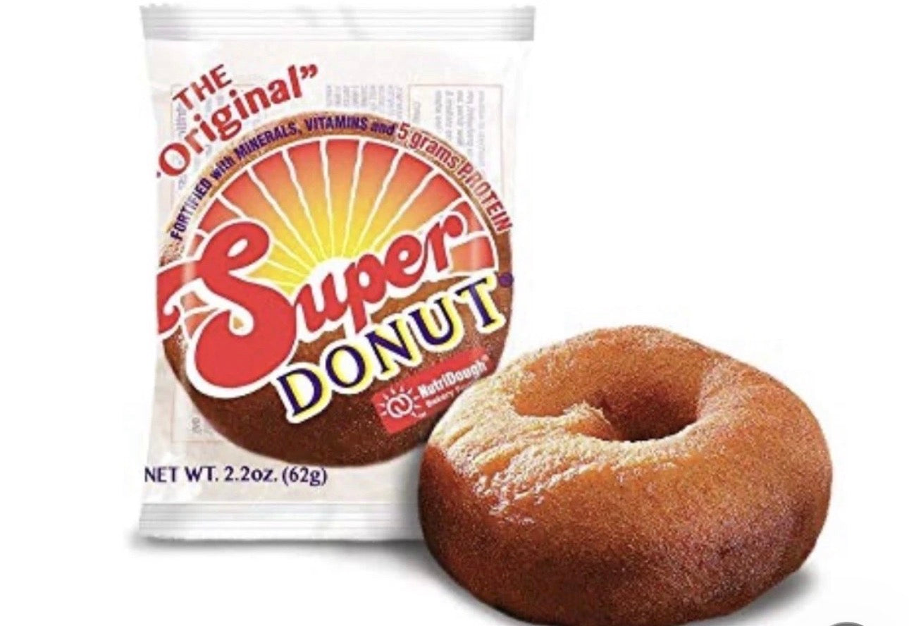 Super Bakery Original SUPER DONUT, 2.25 Ounce 40 Donuts