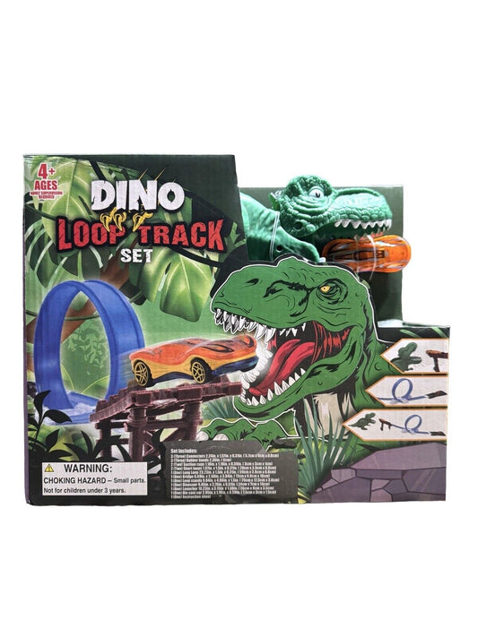 Dino Loop Race Track Set With Car NEW SEALED