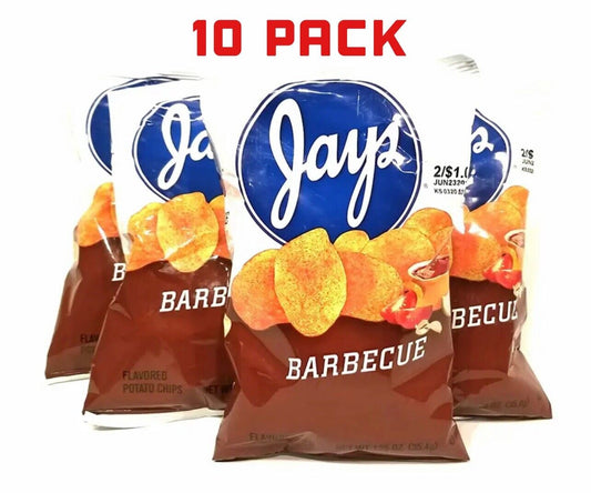 JAYS BBQ Flavored 20 Pack 1.25 oz Potato Chips
