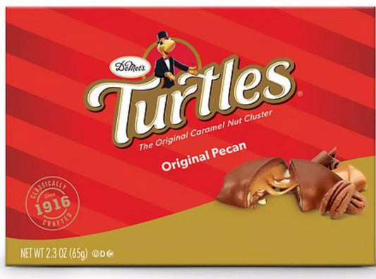 Demet’s Turtles 2.3oz Gift Box The Original Nut Cluster