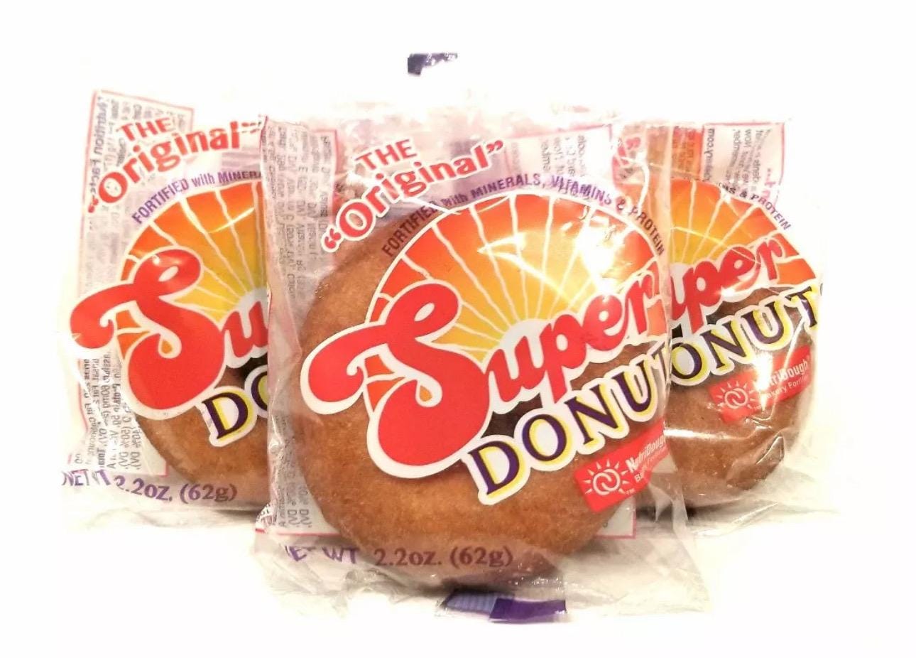 The Original SUPER DONUT 12 Pack Healthy and Nutritional “Read Description”