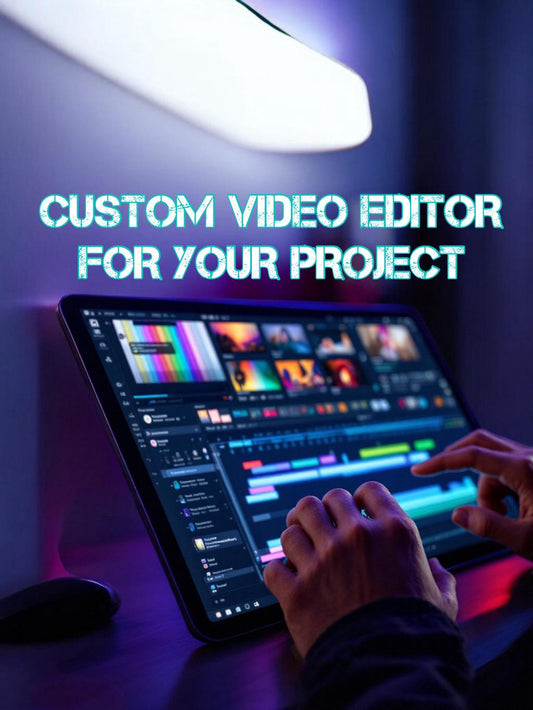 Custom Video Editor for your Events/Projects
