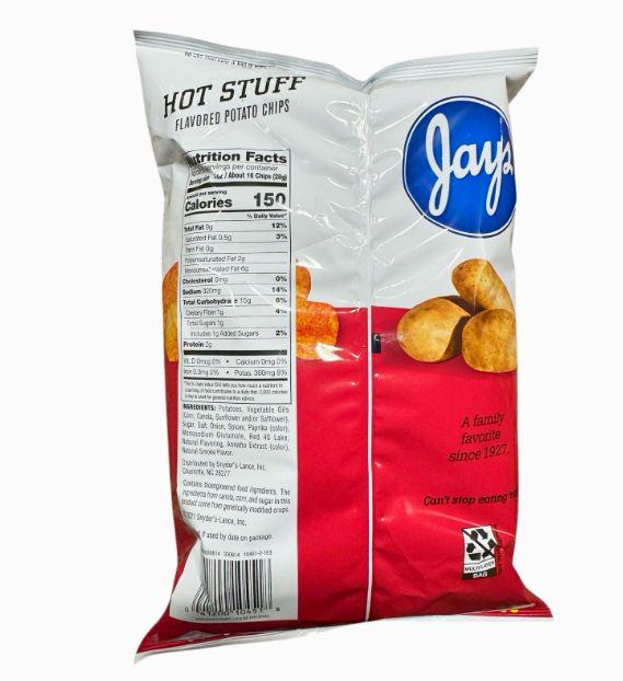 Jays Potato Chips Variety Pack: BBQ, Hot Stuff & Oke Doke - 5 Bag Combo