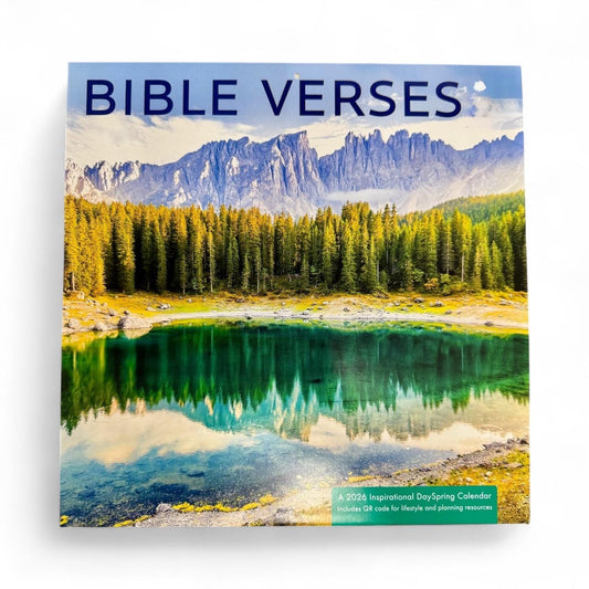 2026 BIBLE VERSES 12” X 24” 16 Month Wall Calendar New