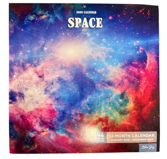 2026 SPACE 12” X 24” 16 Month Wall Calendar New