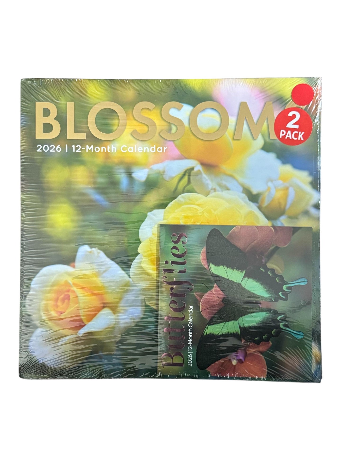 2026 Blossoms & Butterflies Wall Calendars Bundle: Monthly Planner Set