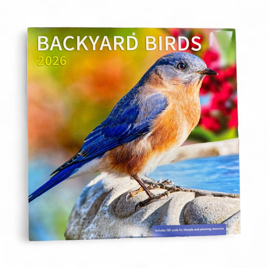 2026 BACKYARD BIRDS 12” X 24” 16 Month Wall Calendar New
