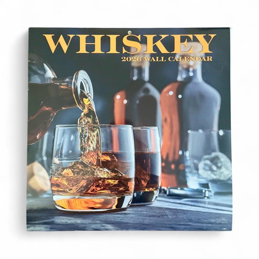2026 WHISKEY 12” X 24” 16 Month Wall Calendar New Sealed