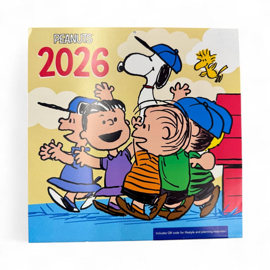 2026 PEANUTS Charlie Brown 12” X 24” 16 Month Wall Calendar New Sealed