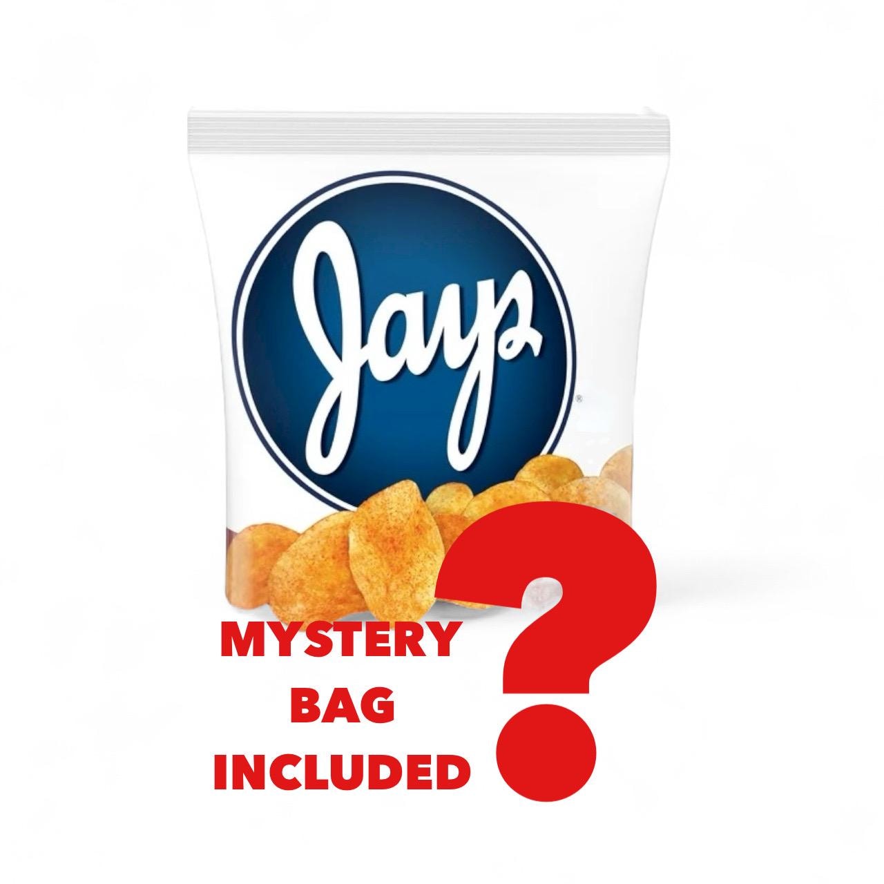 Jays SNACK PACK 6 Variety Potato Chip Bags With Free Mystery Bag! 7 Bags
