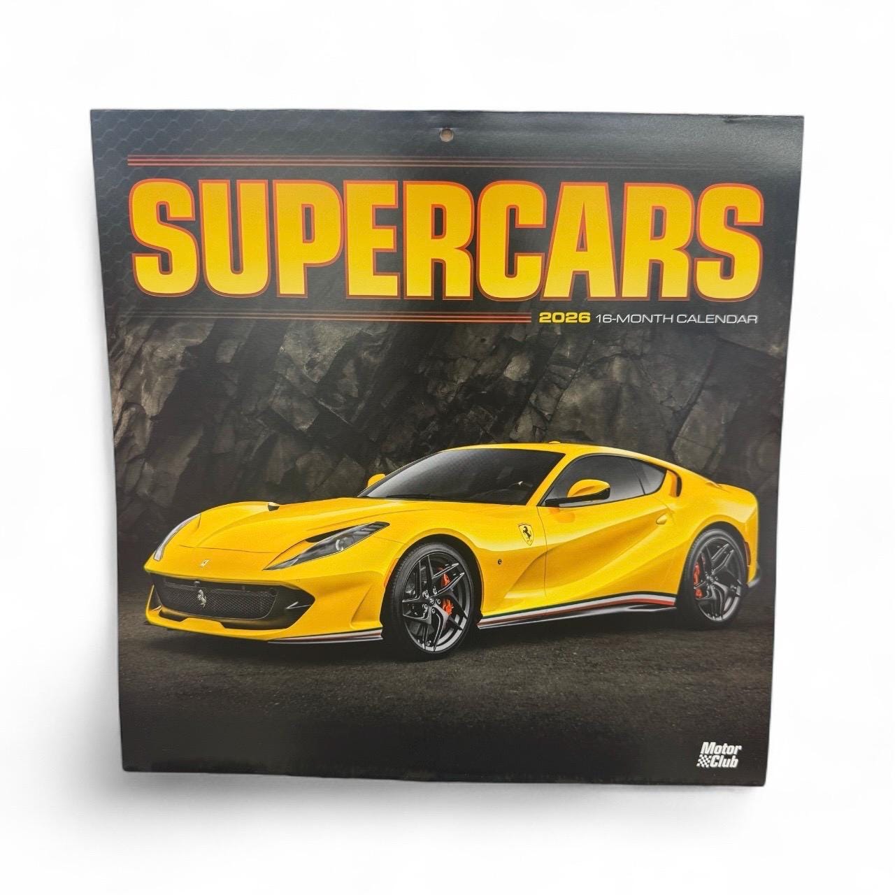 2026 SUPERCARS (exotics) 12” X 24” 16 Month Wall Calendar New