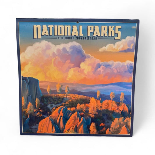 2026 NATIONAL PARKS Canvas 12” X 12” 16 Month Wall Calendar NEW 12”x24” Opened