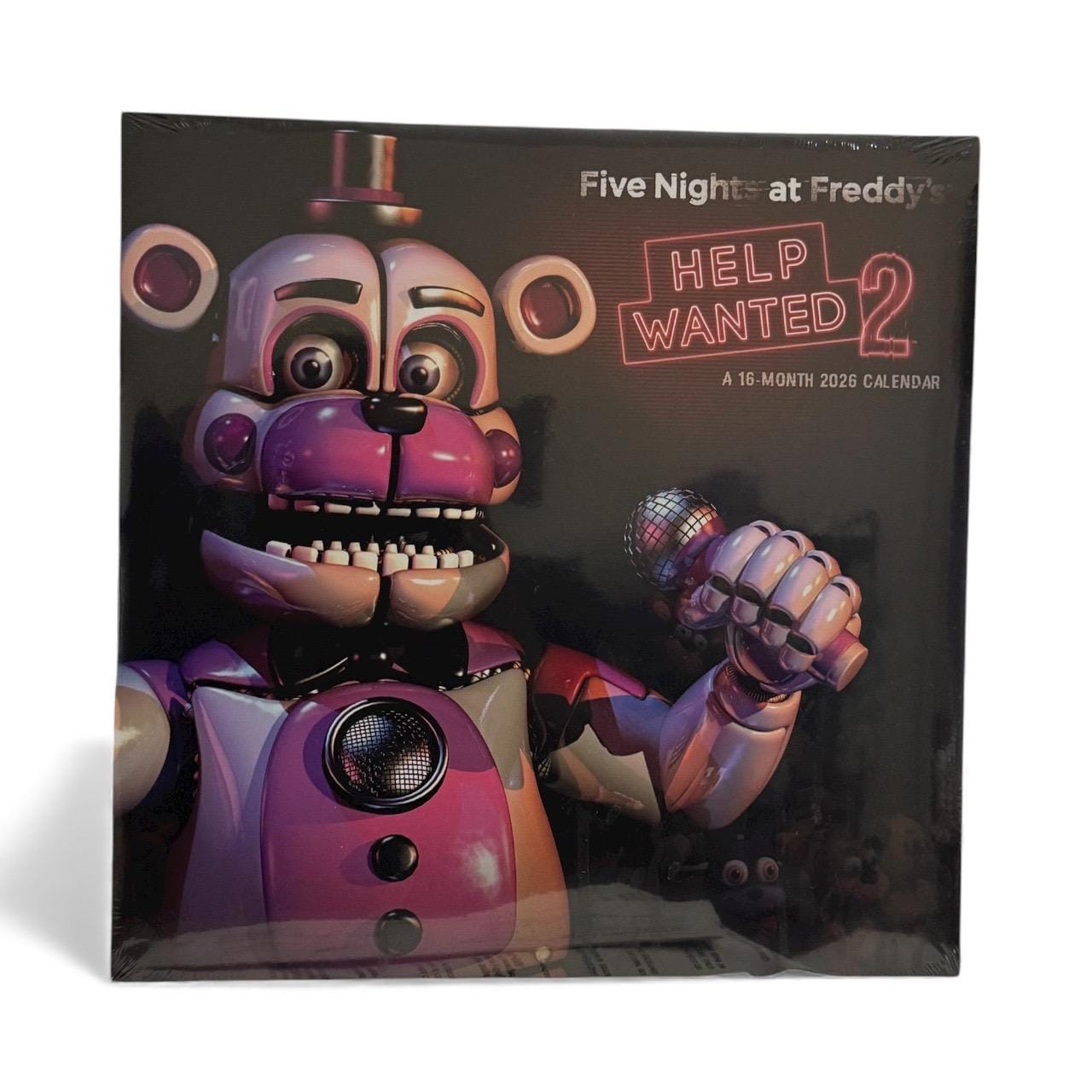 2026 Five Nights at Freddy’s 2 11” X 11” 16 Month Wall Calendar NEW 11”x22” Opened
