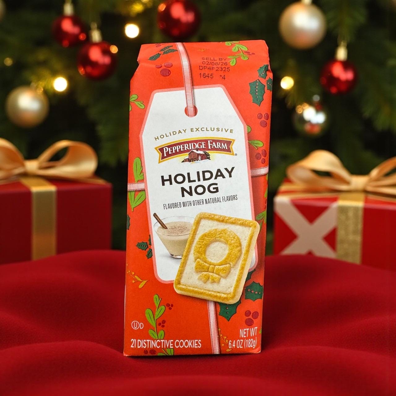 Holiday Nog Cookies 2 Pack 42 (Egg Nog) Flavored NEW
