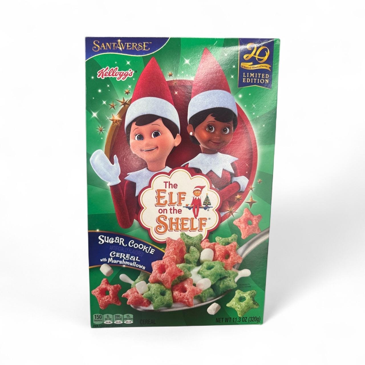 Limited Edition ELF on A SHELF & Cap’n Holiday/Christmas Breakfast Cereal Pack