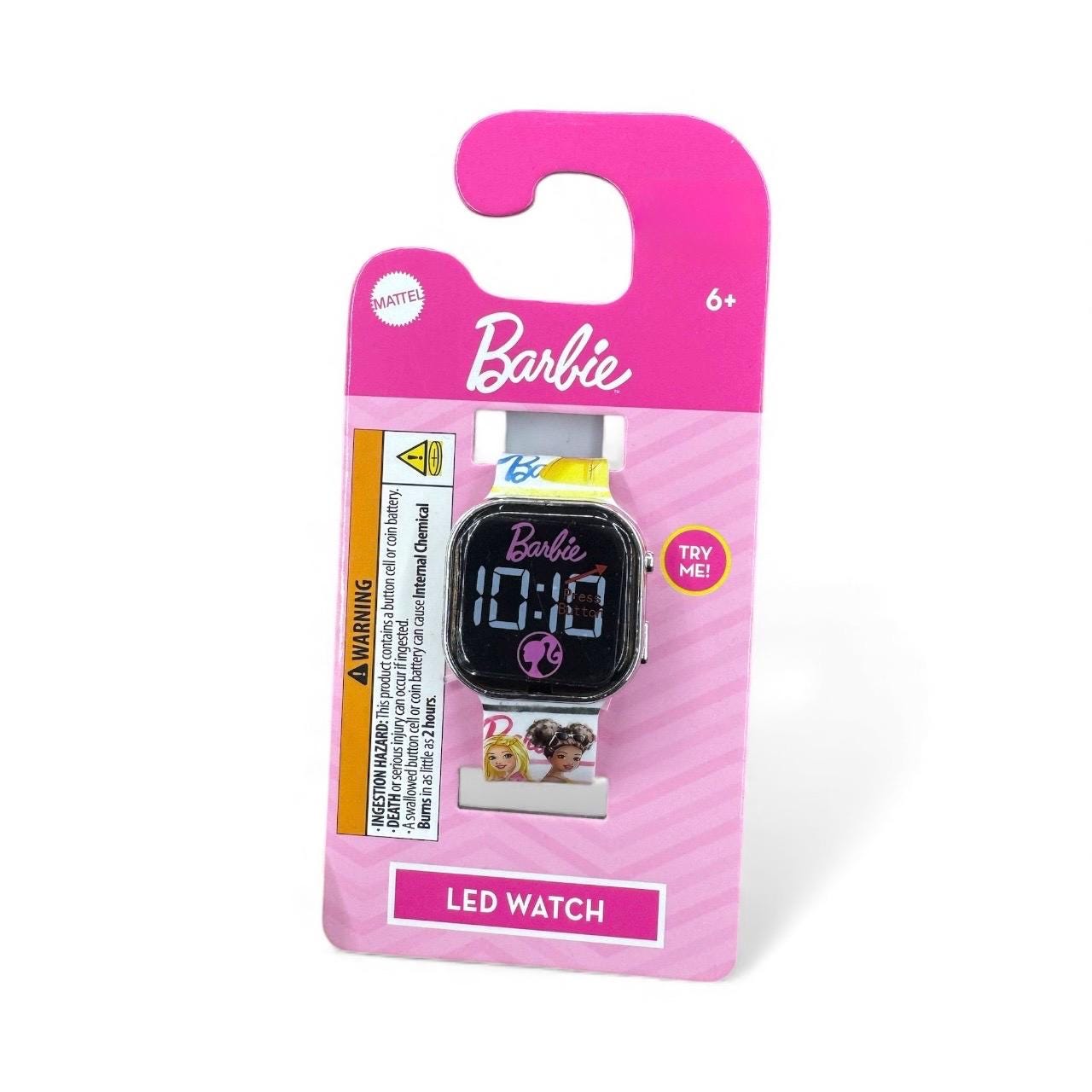 BARBIE LED Watch With Digital Display & Adjustable Band