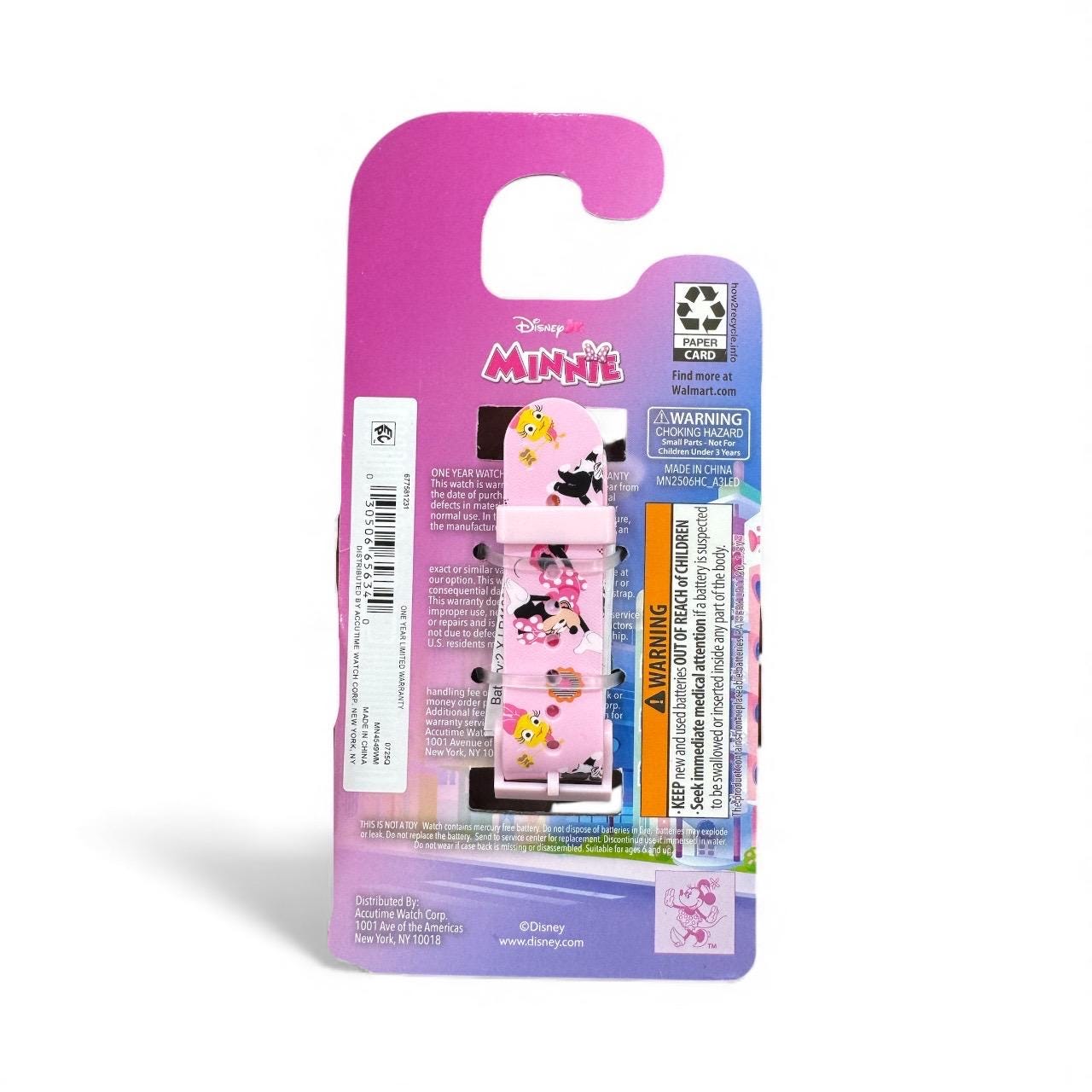 Disney Minnie LED Watch With Digital Display & Adjustable Band