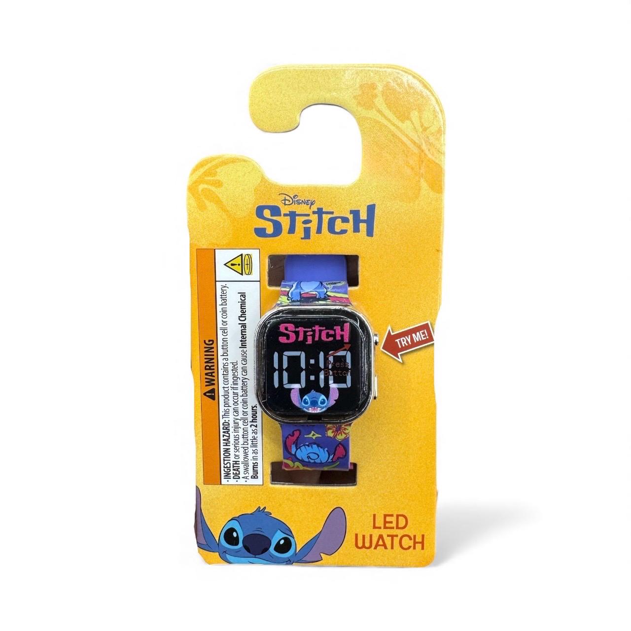 Disney Stitch LED Watch With Digital Display and Adjustable Band (Lilo & Stitch)