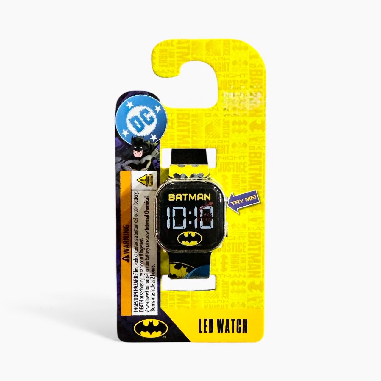 BATMAN LED Watch With Digital Display & Adjustable Band