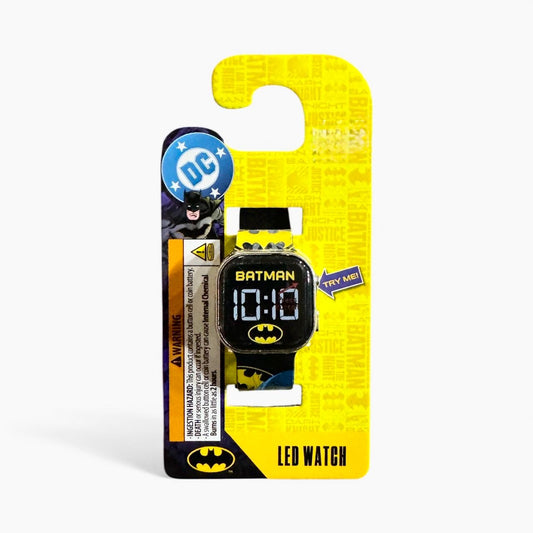 BATMAN LED Watch With Digital Display & Adjustable Band