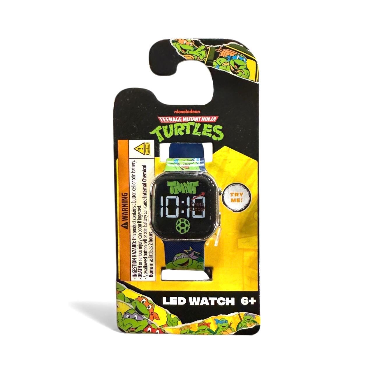 Teenage Mutant Ninja Turtles LED Watch With Digital Display & Adjustable Band