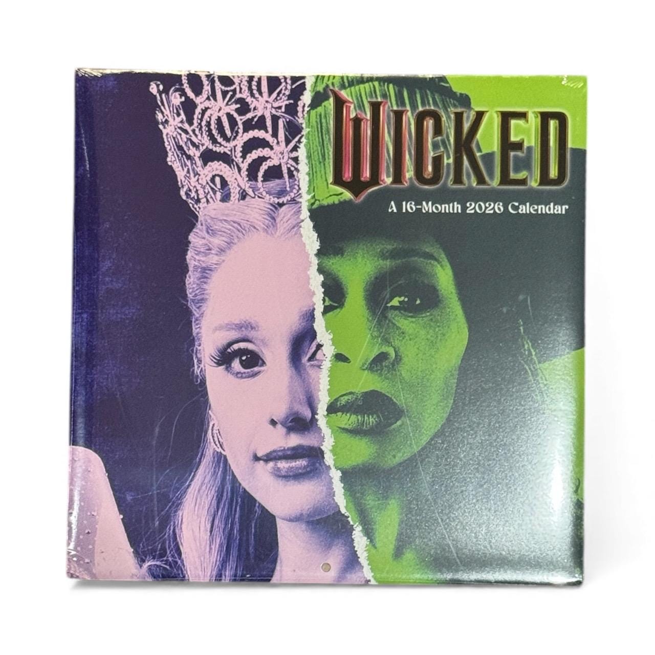 2026 WICKED 11” X 11” 16 Month Wall Calendar NEW 11”x22” Opened