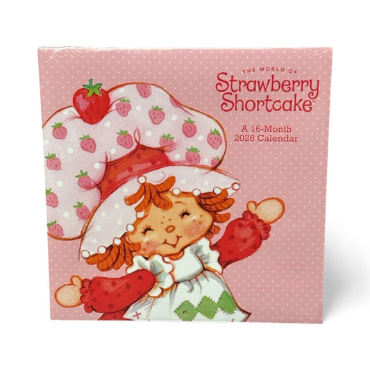 2026 STRAWBERRY SHORTCAKE 11” X 11”16 Month Wall Calendar 11” X 22” Open