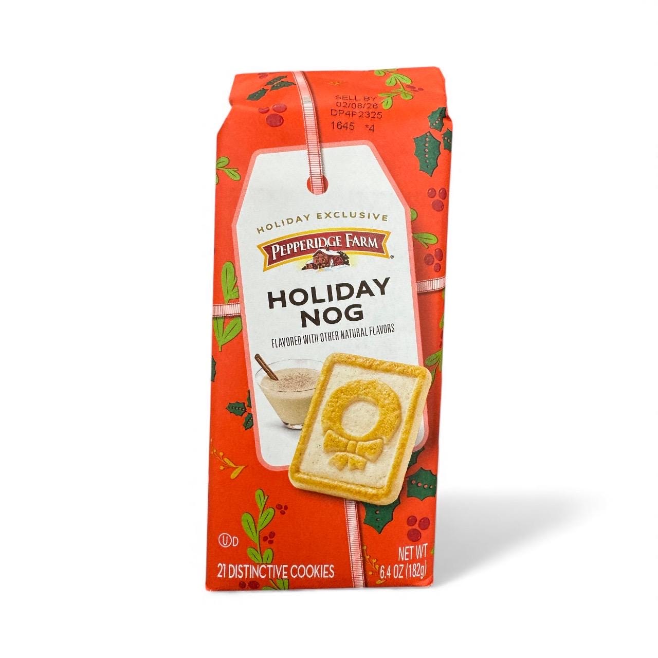 Holiday Nog Cookies 2 Pack 42 (Egg Nog) Flavored NEW