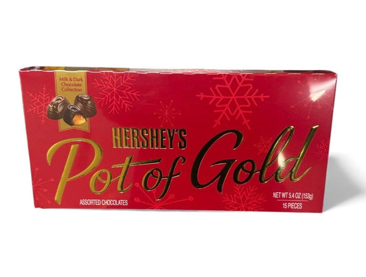 2 Boxes Hersheys Pot Of Gold Milk And Dark Assorted Chocolates 5.4oz-30 Pieces